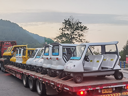 盐亭嫘祖景区58台共享车交付