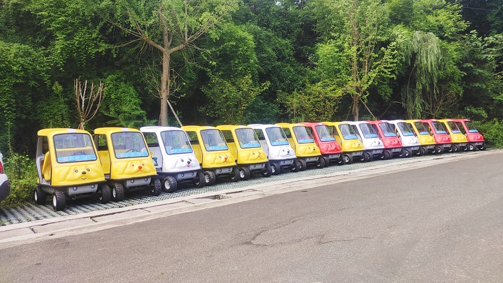 成都Bwin必赢亚洲·老峨山·景区共享电动车发车-乐成案例-电动旅行车|景区旅行车|景区共享车|运营|出租|巡逻车|消防车|电动小火车|燃油旅行车|厂家-Bwin必赢亚洲