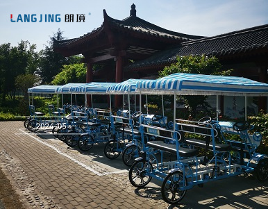 景区共享旅行车投放——郑州永宁湖