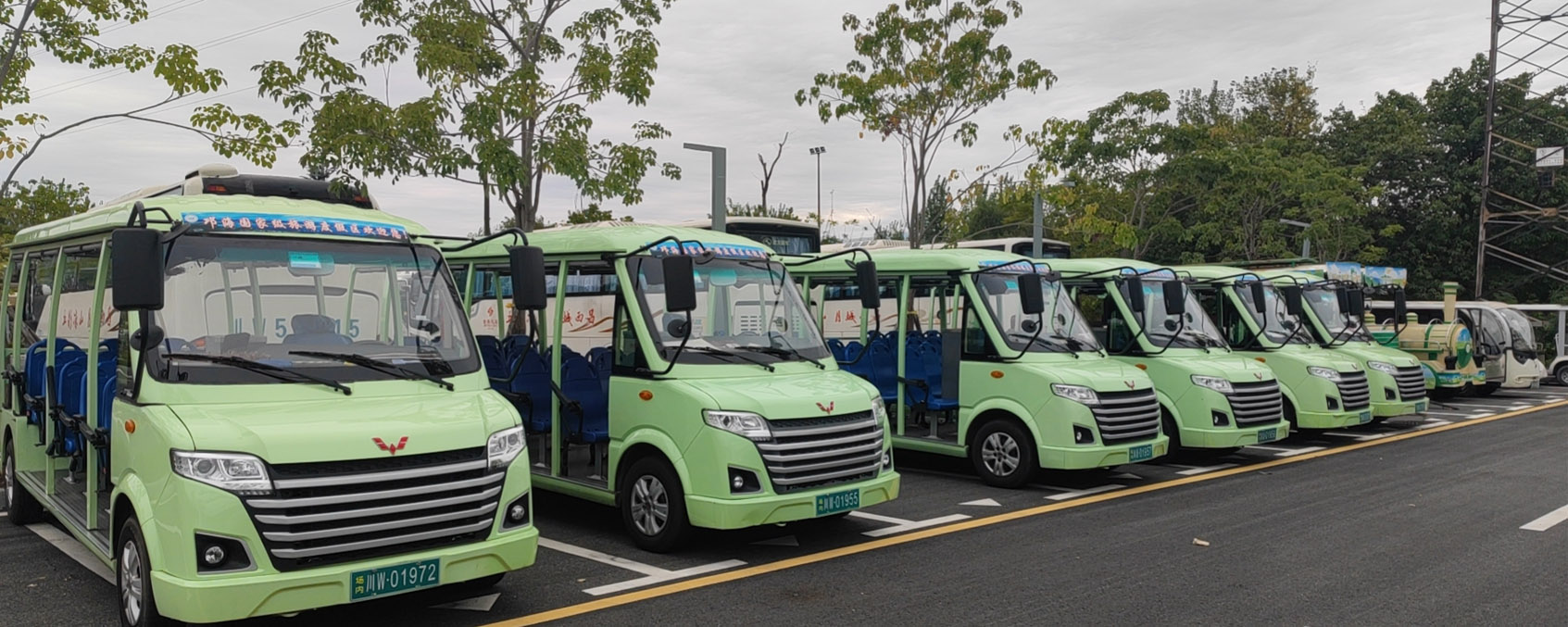 感恩彭州太阳湾景区老客户，，五菱旅行车相随偕行！-行业动态-电动旅行车|景区旅行车|景区共享车|运营|出租|巡逻车|消防车|电动小火车|燃油旅行车|厂家-Bwin必赢亚洲