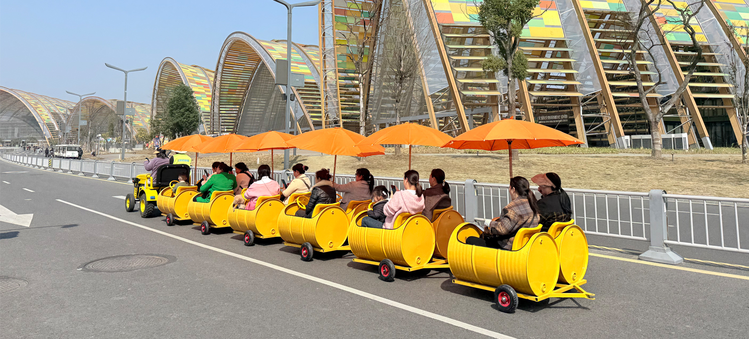 新津农博园携手Bwin必赢亚洲文旅：共享车与小火车开启别样游趣！-公司动态-电动旅行车|景区旅行车|景区共享车|运营|出租|巡逻车|消防车|电动小火车|燃油旅行车|厂家-Bwin必赢亚洲